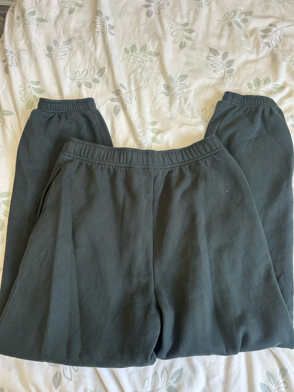 NWT Aritzia Cozy Sweatfleece Mega Jogger - Mineral Green - Size Small - Picture 3 of 3